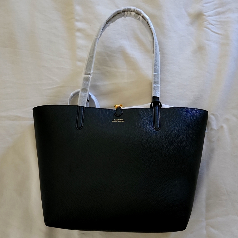 Ralph Lauren Faux-Leather Reversible Tote